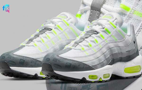 Nike Air Max 95 White Grey Neon Volt is Best Awesome Sneakers this Week